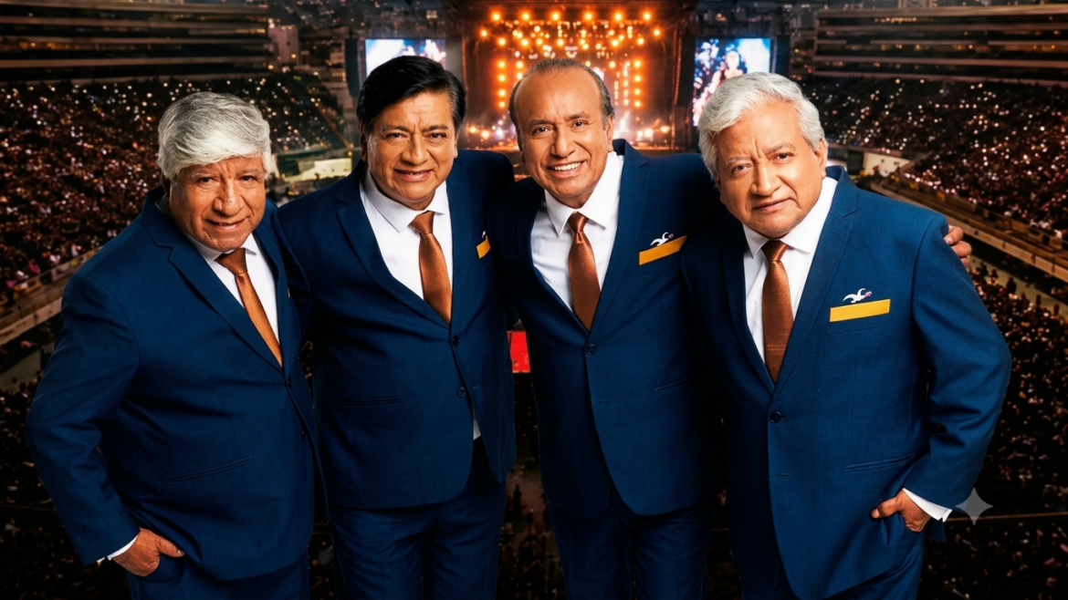 Integrantes de Agua Marina anuncian el concierto por sus 50 años de trayectoria en el Estadio San Marcos.