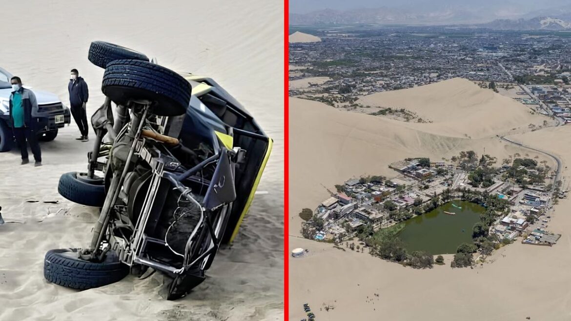 El accidente ocurrió el pasado sábado 18 de julio en las dunas de la Huacachina, Ica. Foto: composición Caretas