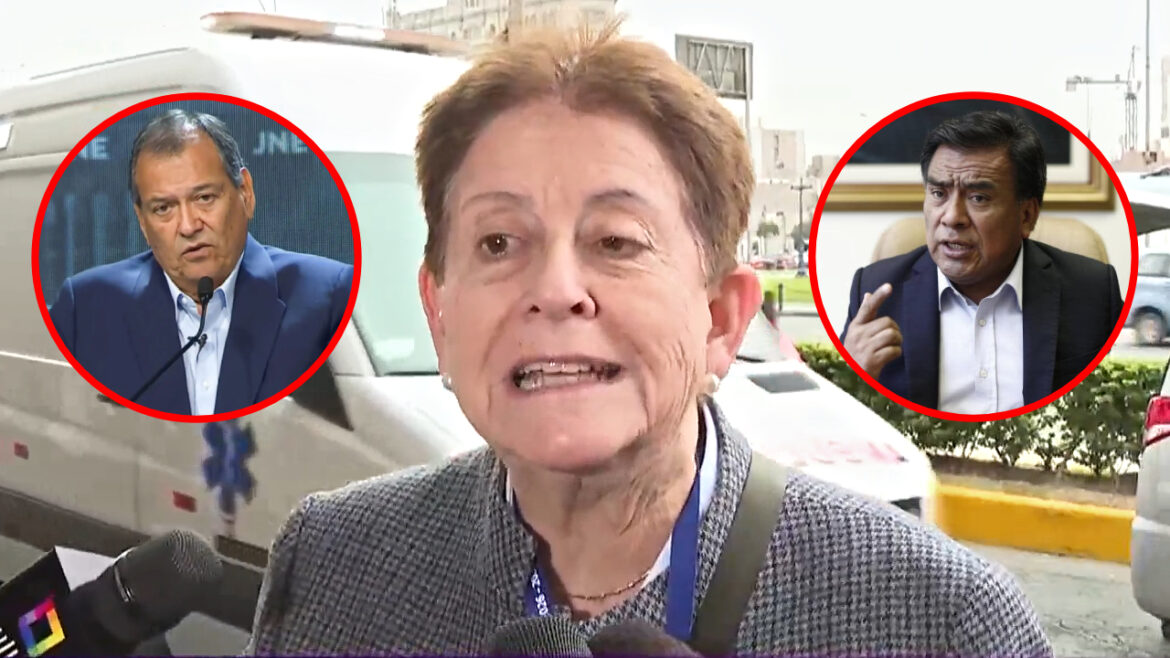 La senadora electa Lourdes Alcorta habló sobre posibles integrantes del gabinete ministerial de Keiko Fujimori. Foto: composición Caretas/Andina