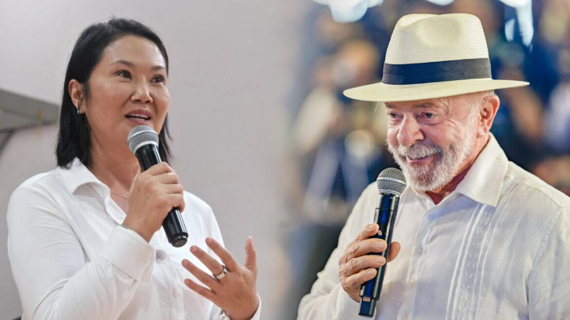 Lula da Silva felicitó a Keiko Fujimori. Foto: composición Caretas