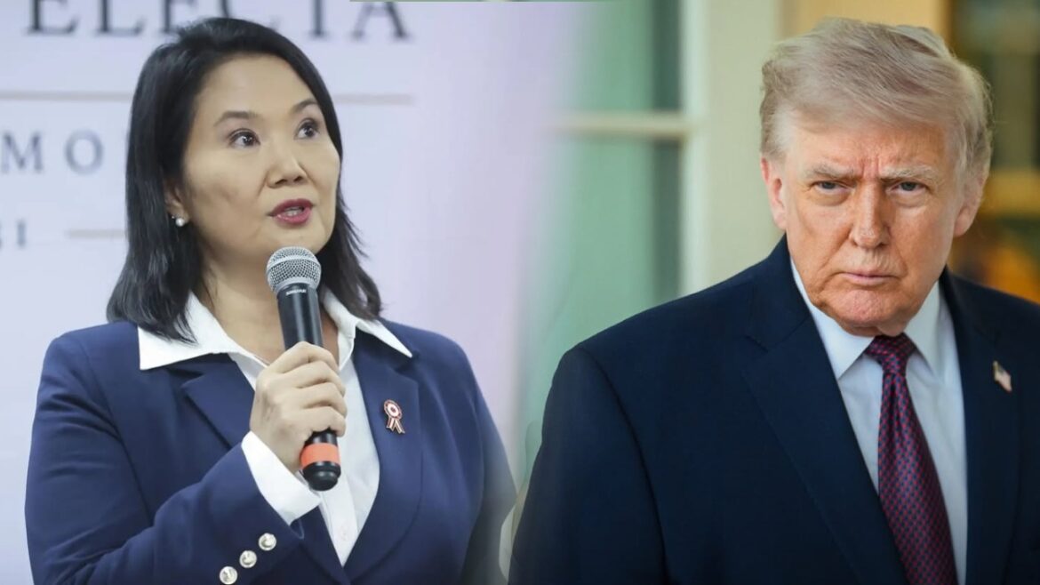 Keiko Fujimori habló sobre su acercamiento a la administración de Donald Trump. Foto: composición Caretas