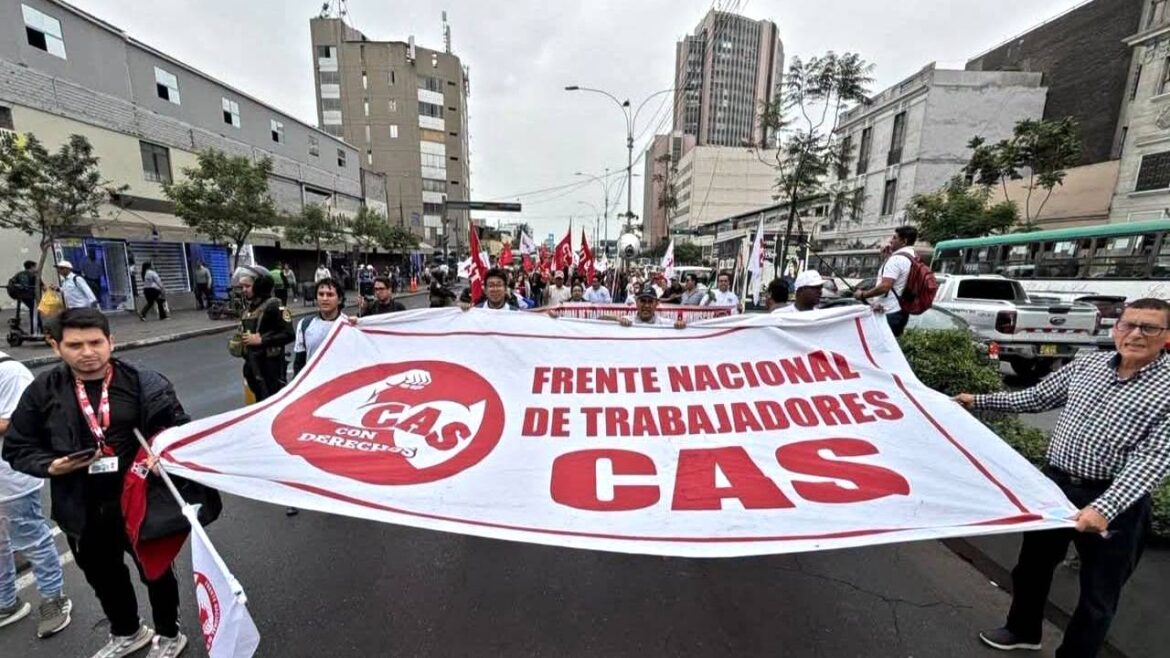 Trabajadores CAS marcharán hoy en Lima. Foto: difusión