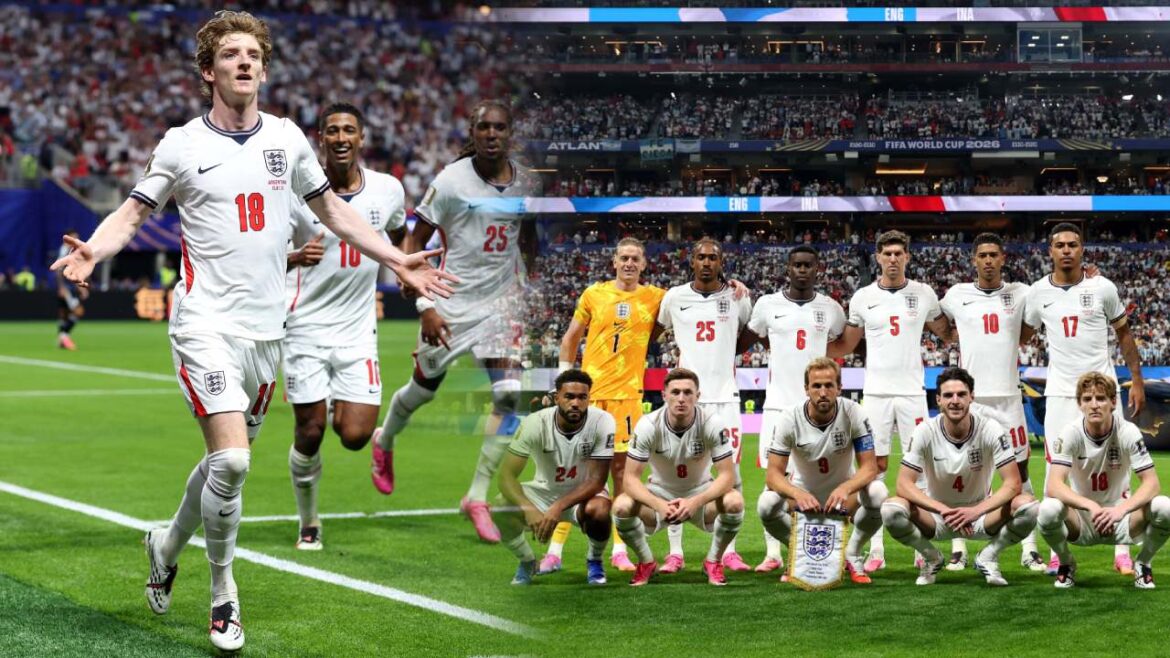 Anthony Gordon abrió el marcador de Inglaterra vs Argentina en la semifinal del Mundial 2026. Foto: composición Caretas