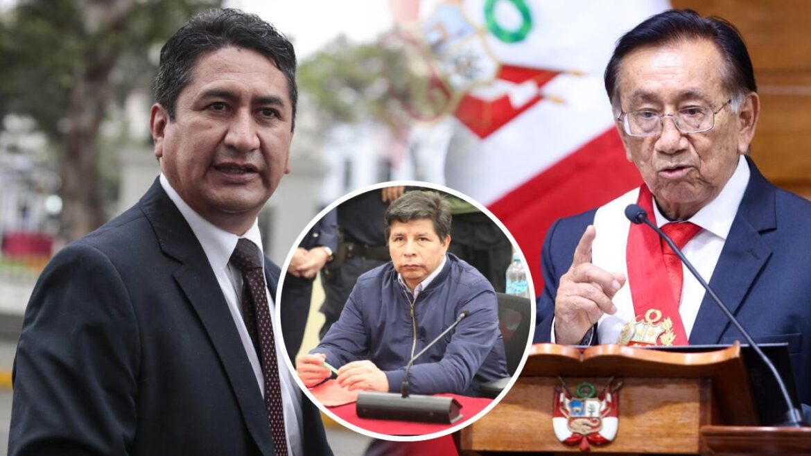 Vladimir Cerrón confirmó que habló con José María Balcázar sobre Pedro Castillo. Foto: composición Caretas/Andina