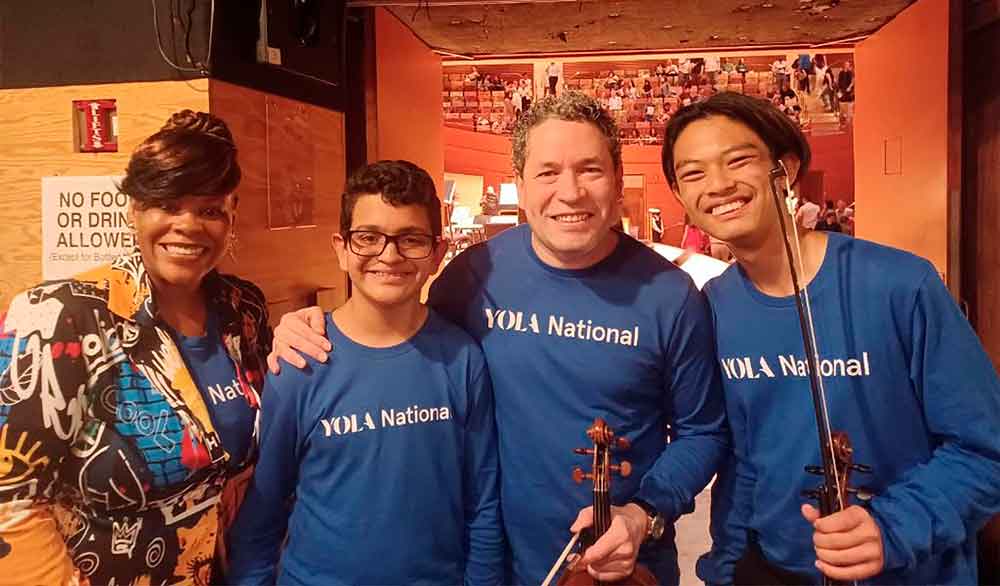 Sergio Ken y Gustavo Dudamel