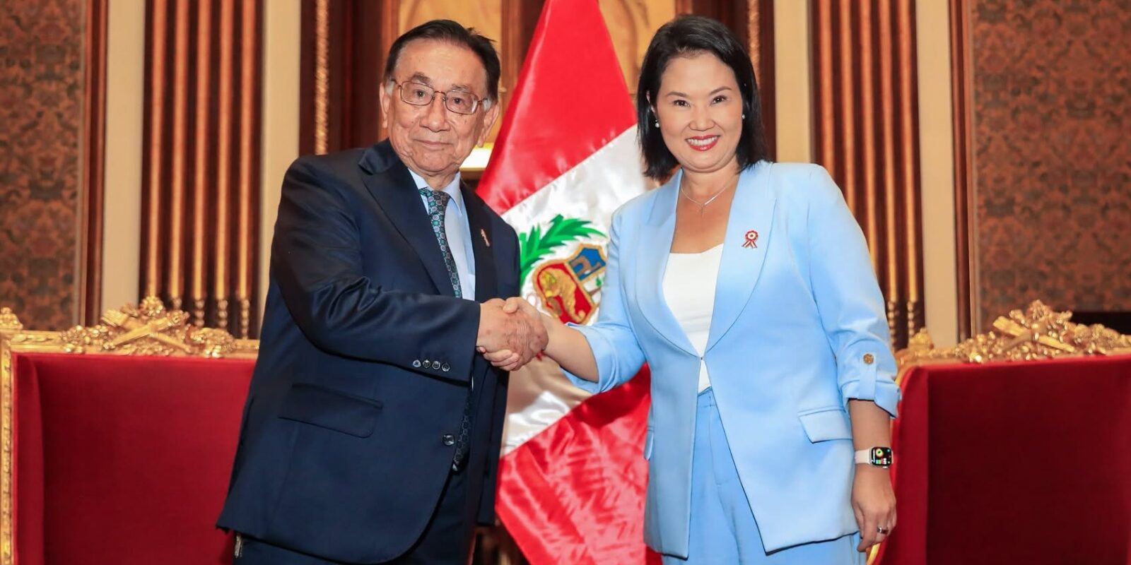 Keiko Fujimori y José María Balcázar
