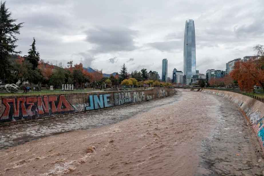 chile lluvias - estado de catástrofe