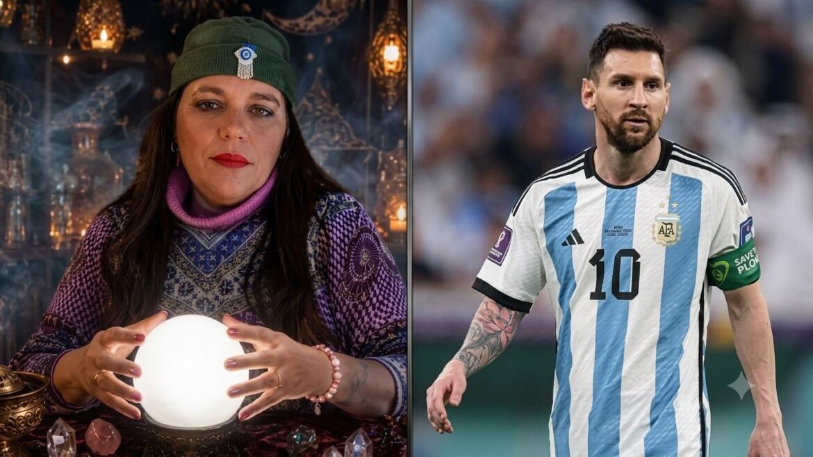 Tarotista Mariam Caleiro realiza una predicción sobre el partido entre Argentina e Inglaterra por el Mundial 2026.