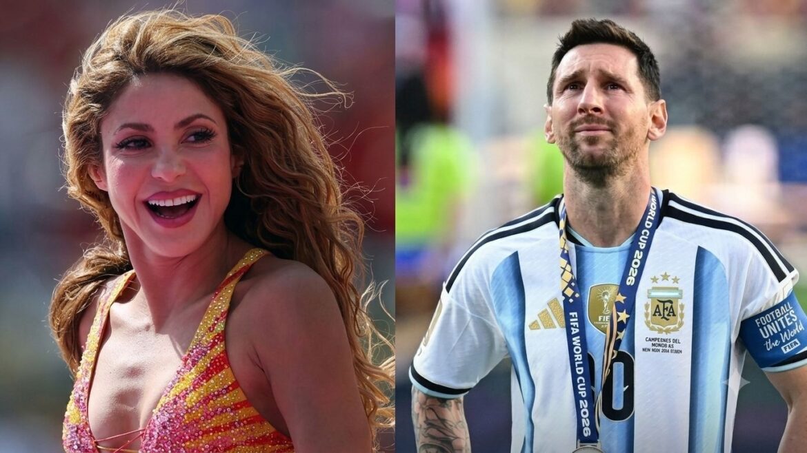 Shakira posa durante la final del Mundial 2026, donde dedicó un emotivo mensaje a Lionel Messi y felicitó a España por el título.