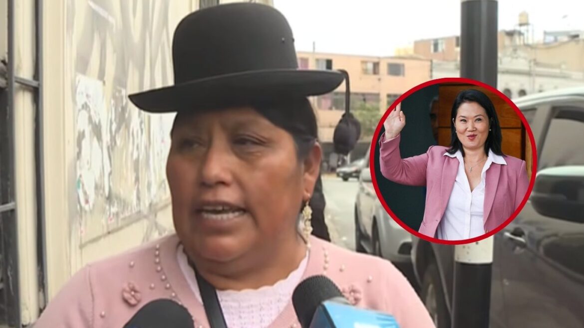 Bigida Curo, excandidata a la vicepresidencia de Juntos por el Perú.
