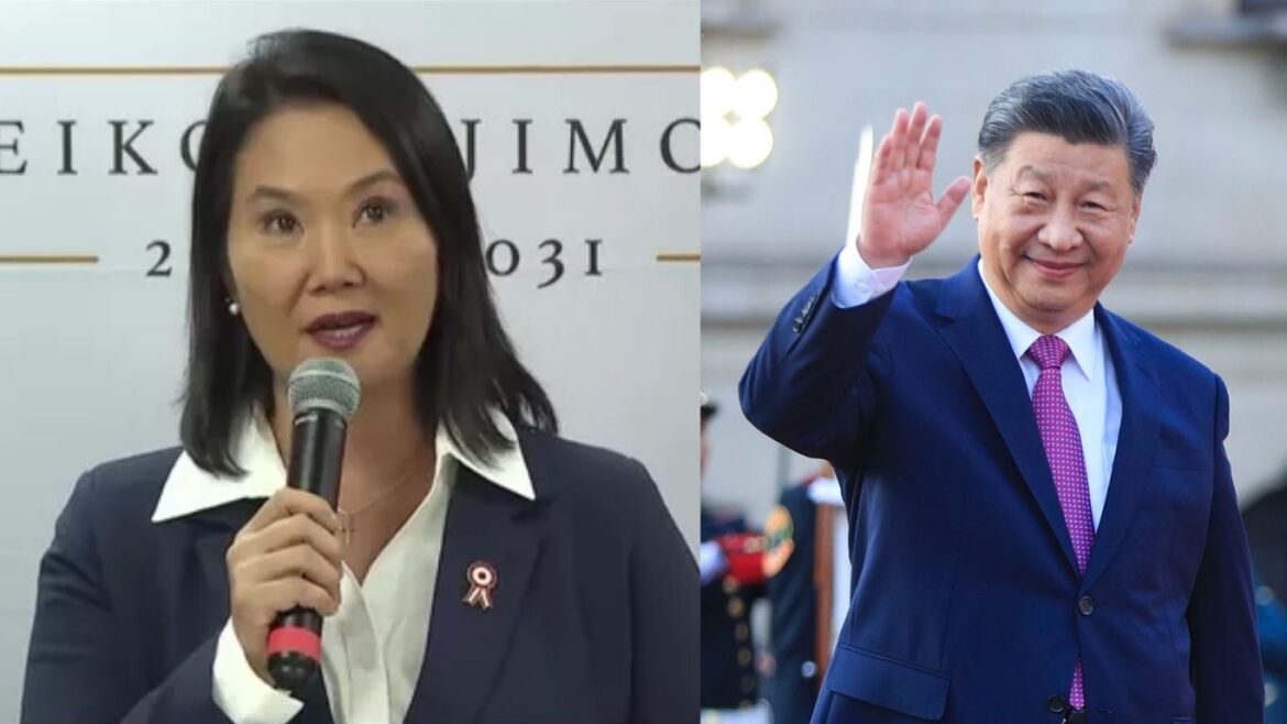 Xi Jinping felicita a Keiko Fujimori tras su proclamación.