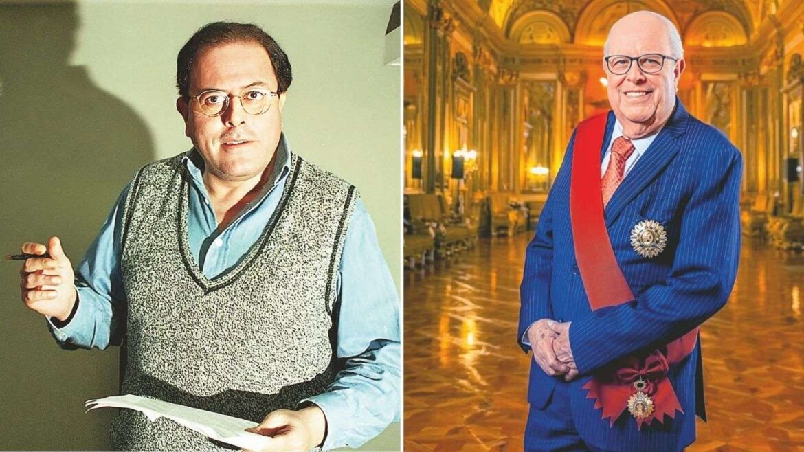 (De izquierda a derecha) Julio Velarde en el 2000 y 2026.