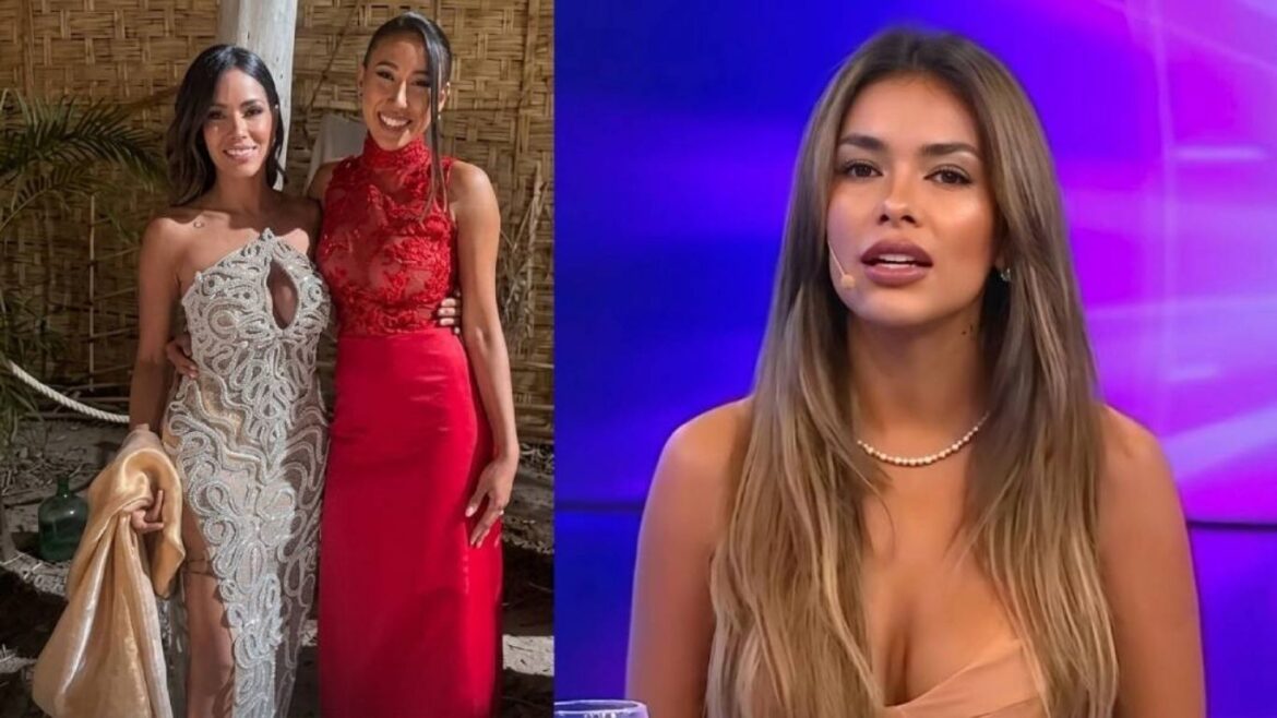 Shirley Arica llora durante su entrevista en Magaly TV La Firme al hablar sobre el fin de su amistad con Samahara Lobatón.