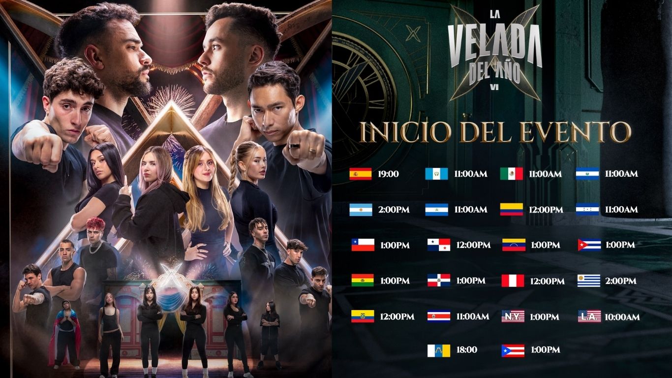 La Velada del Año 6: horarios, cartelera y cómo ver el evento de Ibai Llanos