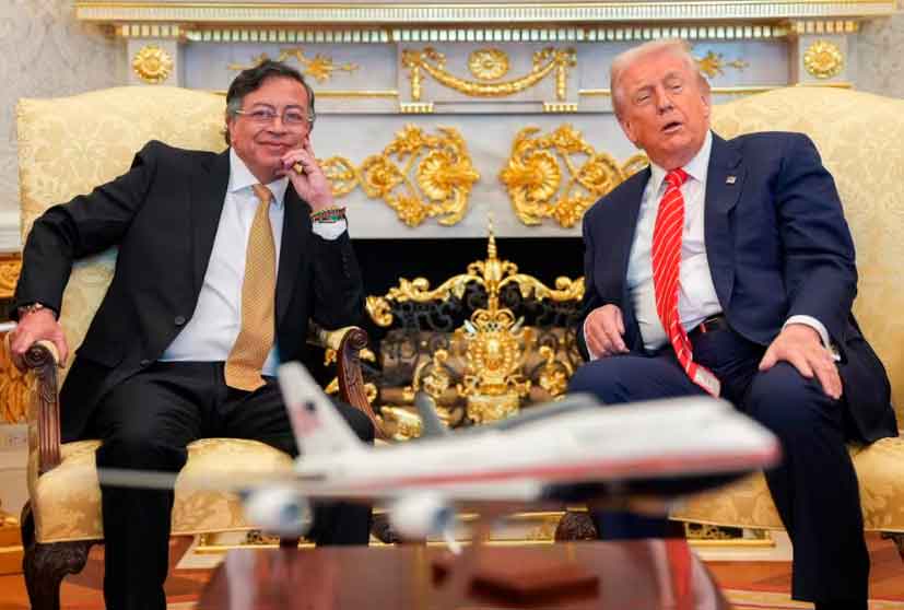 Trump y Petro - lista de sanciones
