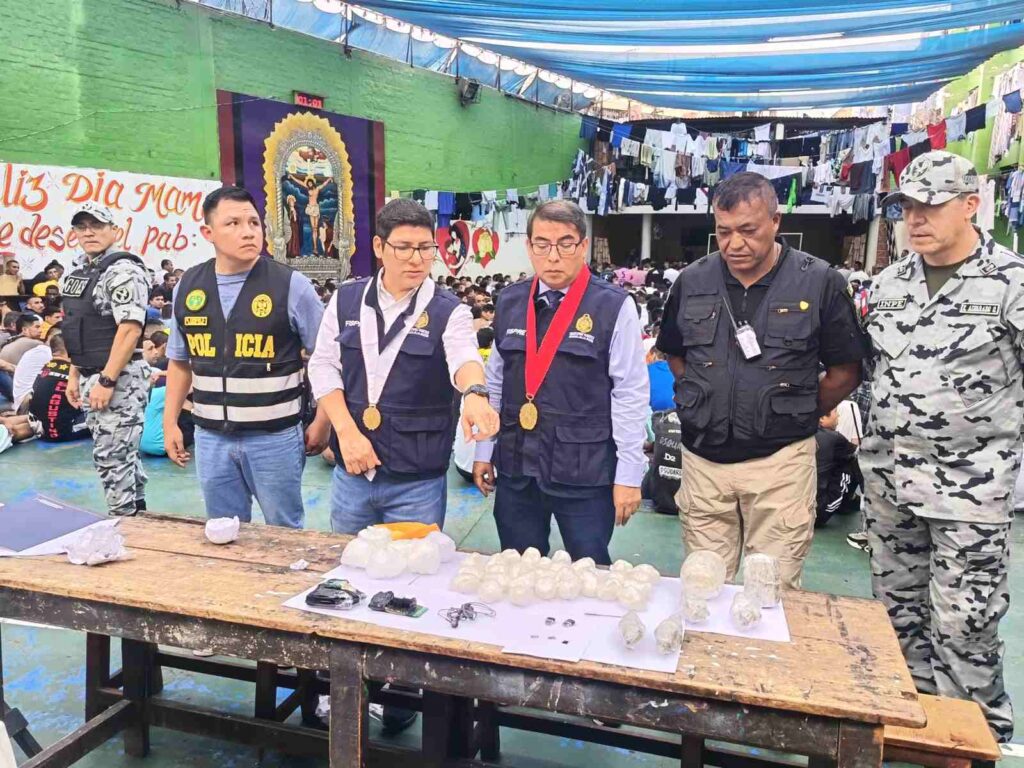 PNP, Fiscalía e INPE realizaron requisa en penal Castro Castro el 12 de agosto. Foto: Ministerio Público