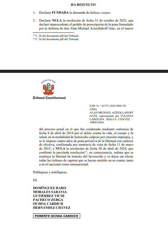 Caso Utopía. Foto: TC