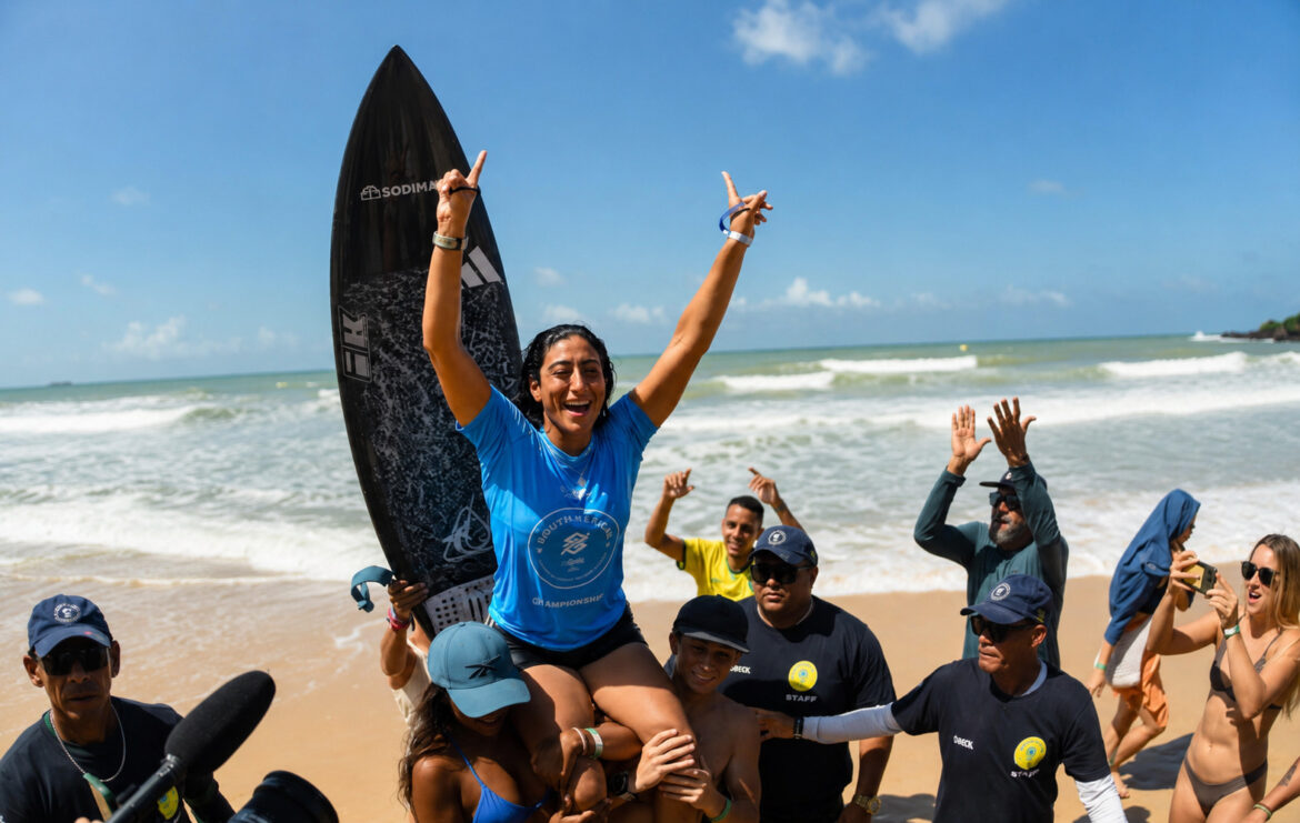 Daniella Rosas conquistó el QS 4000 de Brasil y escaló al segundo lugar del ranking sudamericano de la WSL. (Foto: Daniella Rosas)