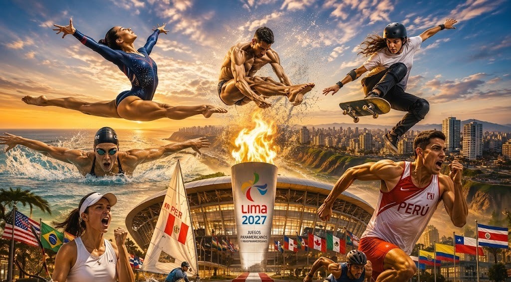 Lima 2027 reunirá a miles de atletas de todo el continente. (Foto editada)