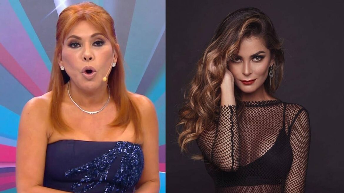 Magaly Medina durante su programa, donde comentó el nuevo romance de Laura Spoya.