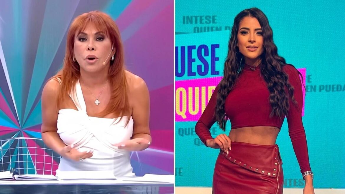 Magaly Medina durante su programa donde cuestionó los comentarios de Kerly Ruiz sobre Naldy Saldaña.