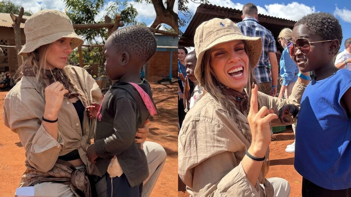 Alejandra Baigorria responde por video de su viaje humanitario a Malawi difundido en informe de DW Español.