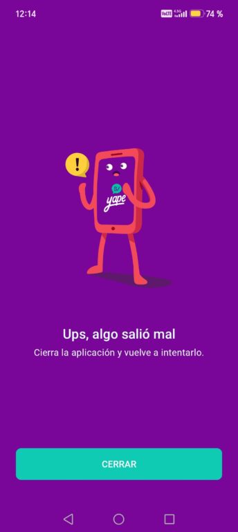 Usuarios reportaron fallas para ingresar a Yape. Foto: X