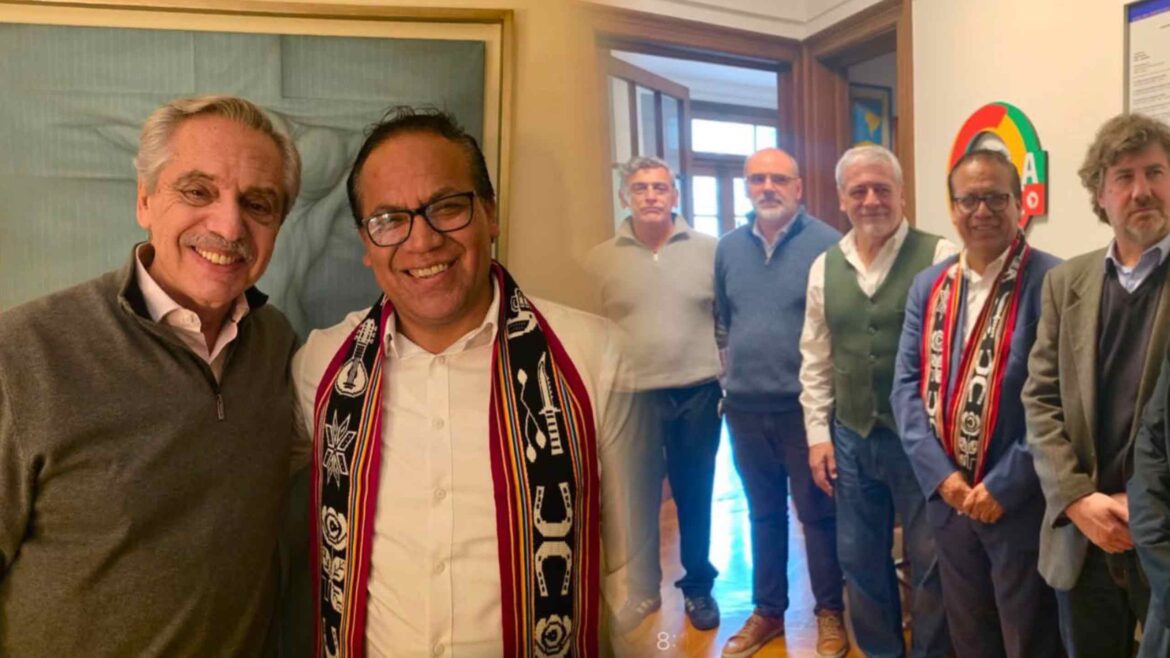 Roberto Sánchez se reúne con Alberto Fernández en Buenos Aires durante gira política