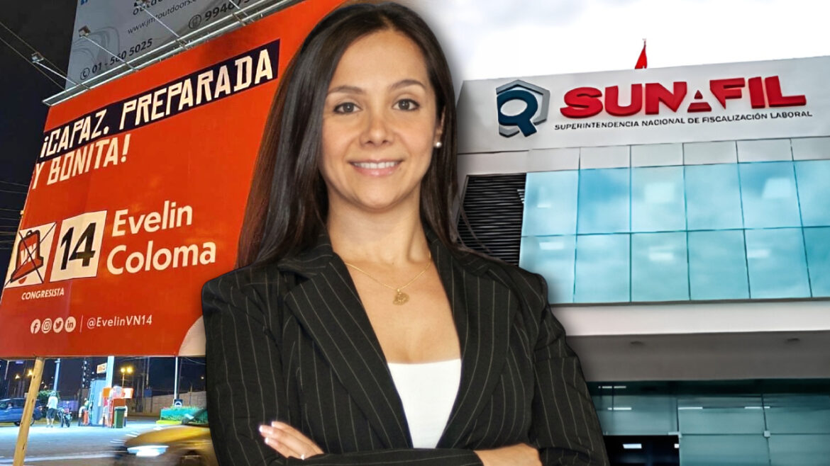 Evelin Coloma es la nueva jefa de Sunafil. Foto: composición Caretas