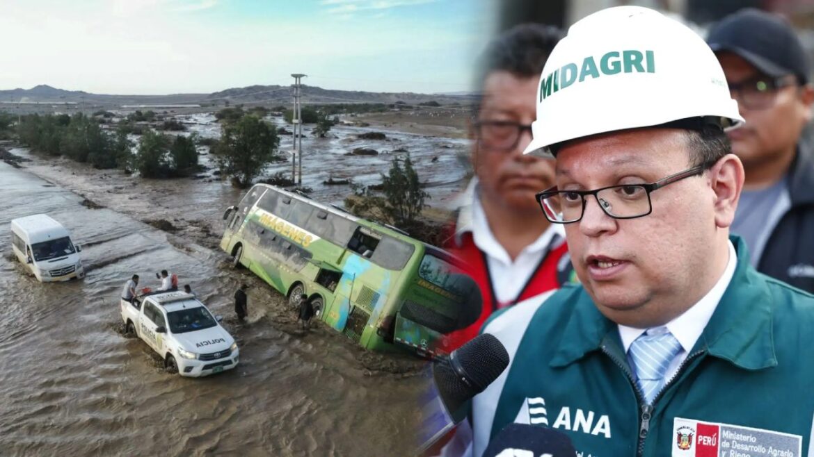 Marco Vinelli habló sobre el fenómeno de El Niño ante el Congreso. Foto: composición Caretas/Andina