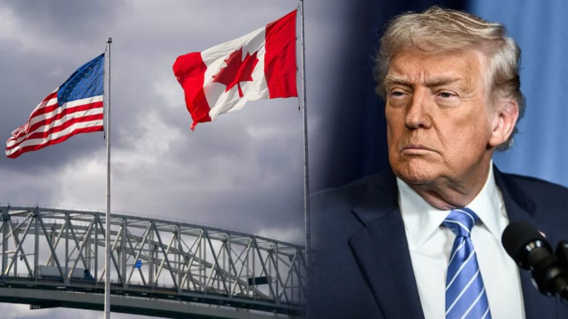 Canadá impuso aranceles a Estados Unidos. Foto: composición Caretas