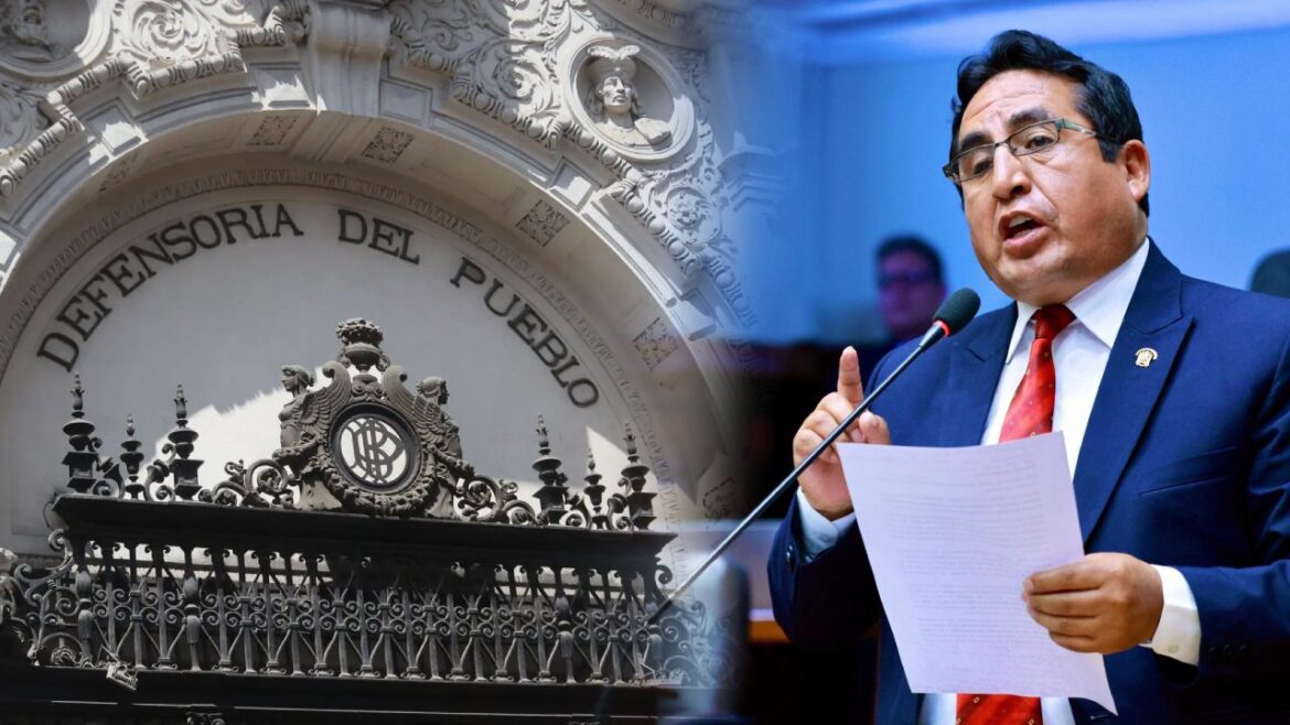 Alfredo Pariona Sinche comenzó funciones en la Defensoría del Pueblo. Foto: composición Caretas/Andina/Congreso
