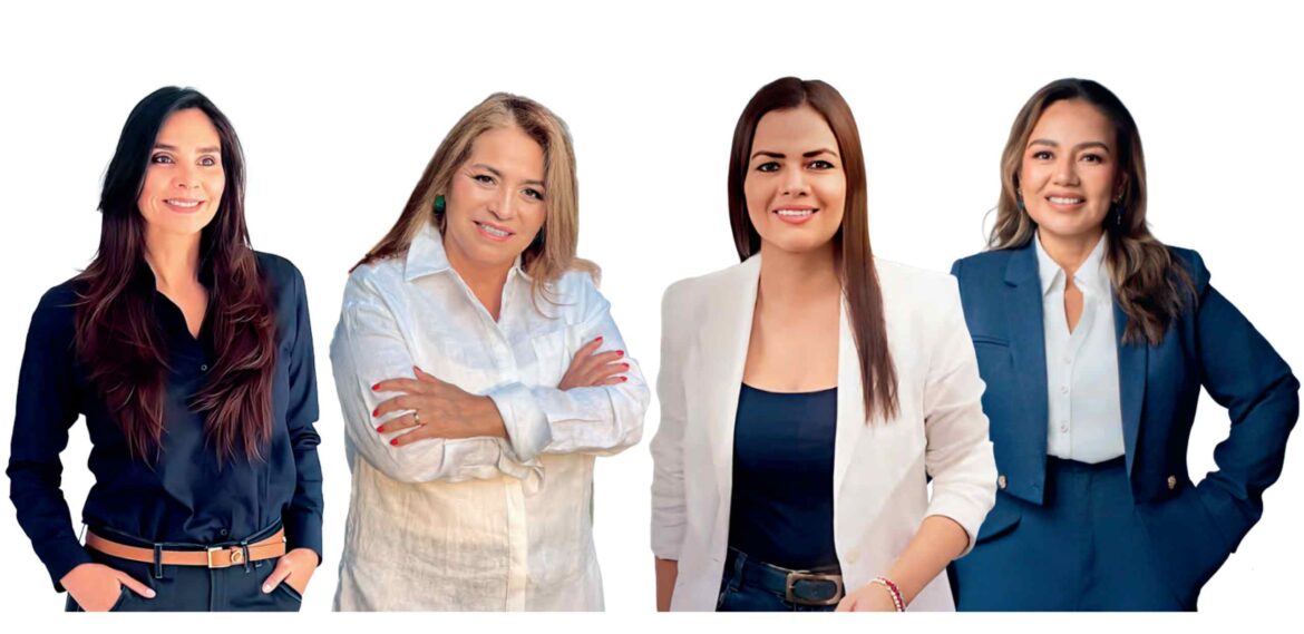 Carla Robbiano, Lizzy Sueldo, Gina Casanova y Susana Saldaña encarnan distintas rutas femeninas hacia el poder municipal.