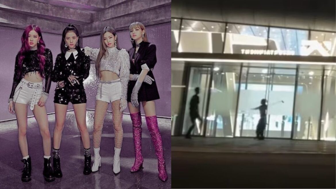 Sede de YG Entertainment en Seúl donde una fan de BLACKPINK protagonizó un ataque con un palo de golf.