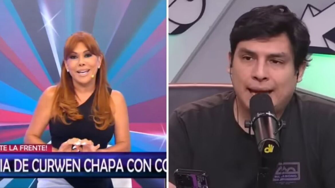 Víctor Caballero, conocido como 'Curwen', habló sobre el ampay de Magaly a Carla Campos. Foto: composición Caretas