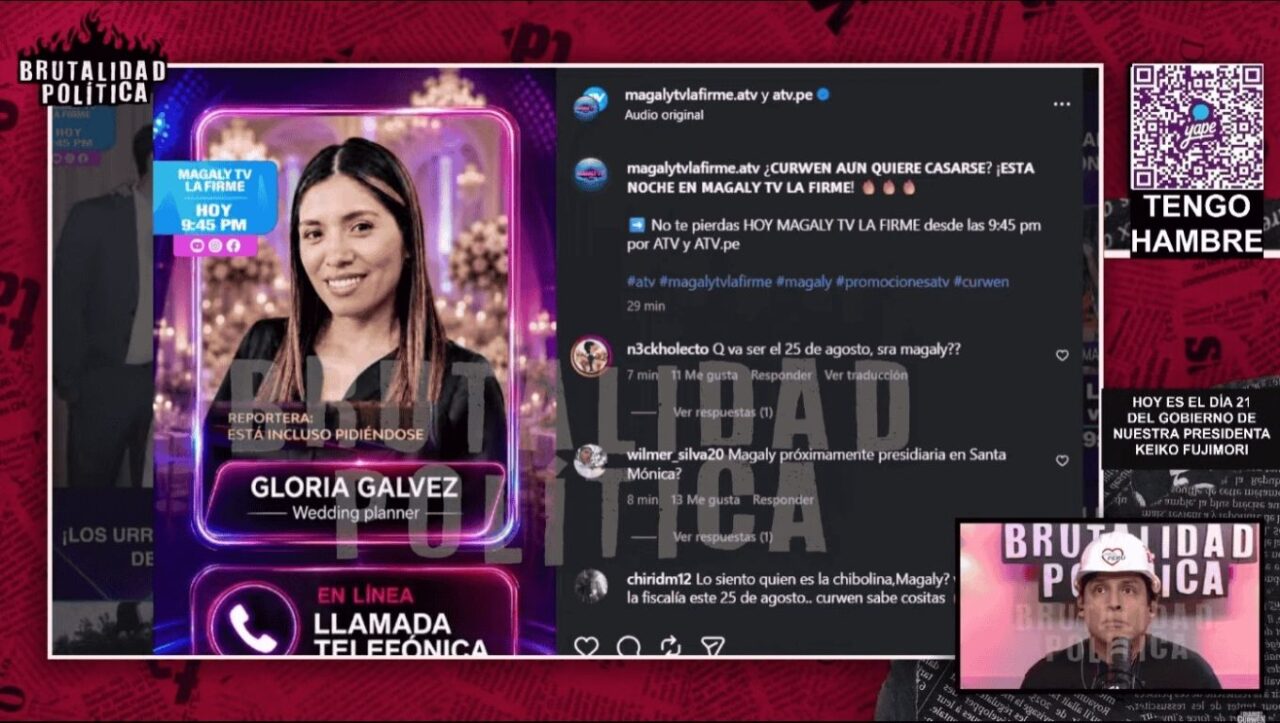 Curwen habla sobre su boda en programa del 18 de agosto.