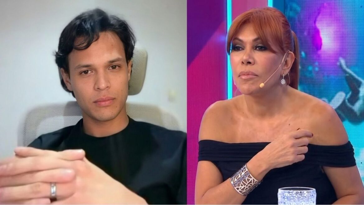 ‘Grimmy’ durante su entrevista en Magaly TV: La Firme.