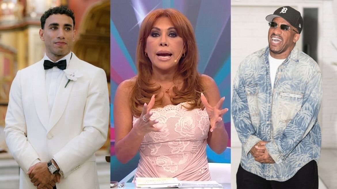 Magaly Medina durante su programa, donde respondió a sus detractores y habló sobre su situación judicial.