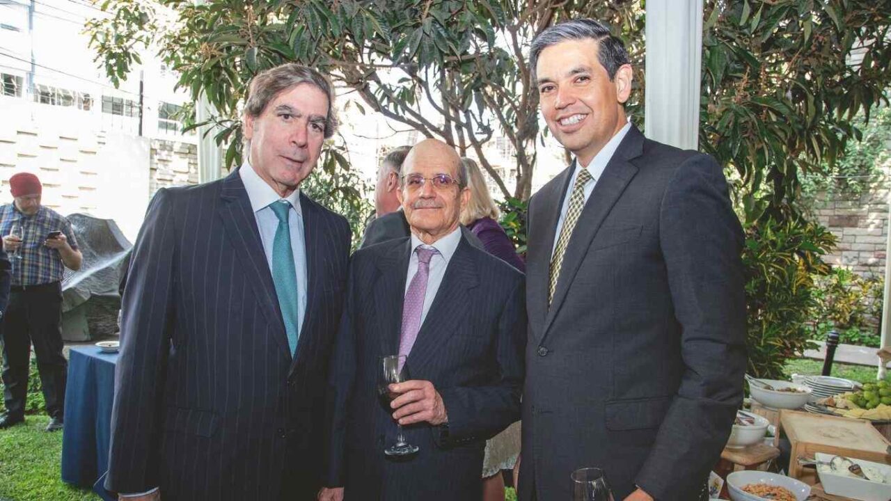 Miguel Wiesse, Francisco Navarro y Claudio Cavassa.

