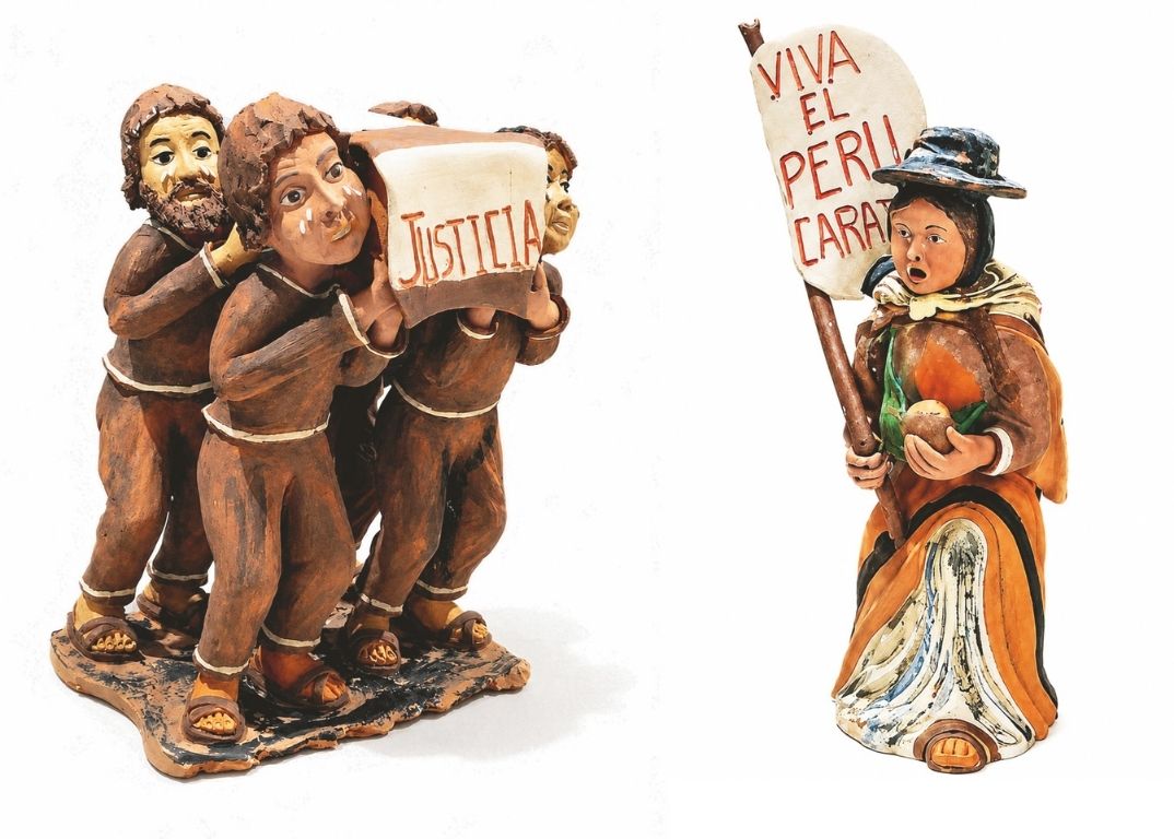 República de barro, 2026, Izq.: Los funerales de Atahualpa, Luis Montero, 1867. Concepto: Sandra Gamarra. Colaboradores: Verónica Luján, Miguel Aguirre, Andrés Argüelles, Mauricio Delgado y Rosaura de la Cruz.