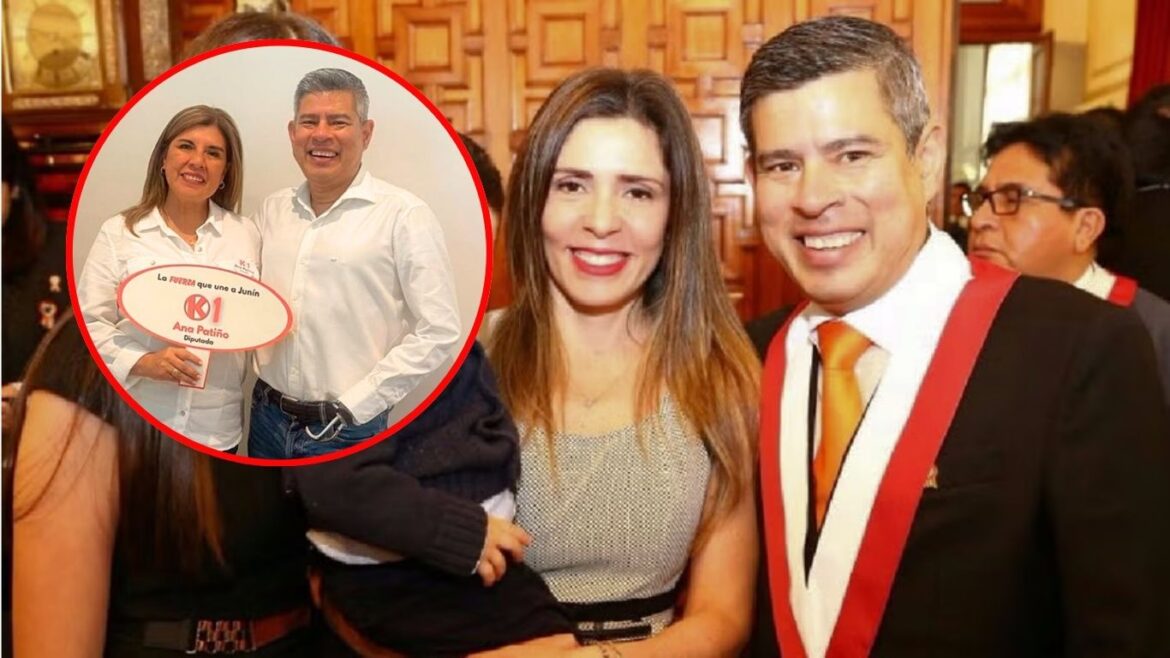 'Marilú' Carrillo, esposa de Luis Galarreta, habría comenzado a trabajar en el despacho de Ana Patiño. Foto: composición Caretas