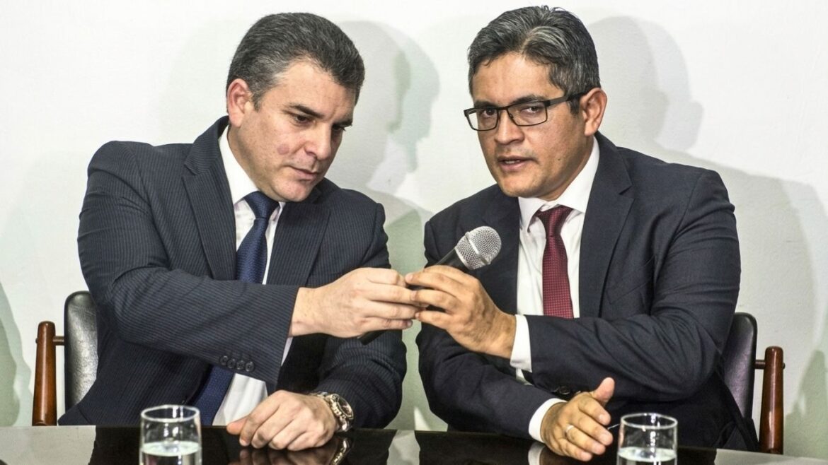 José Domingo Pérez y Rafael Vela. Foto: TV Perú