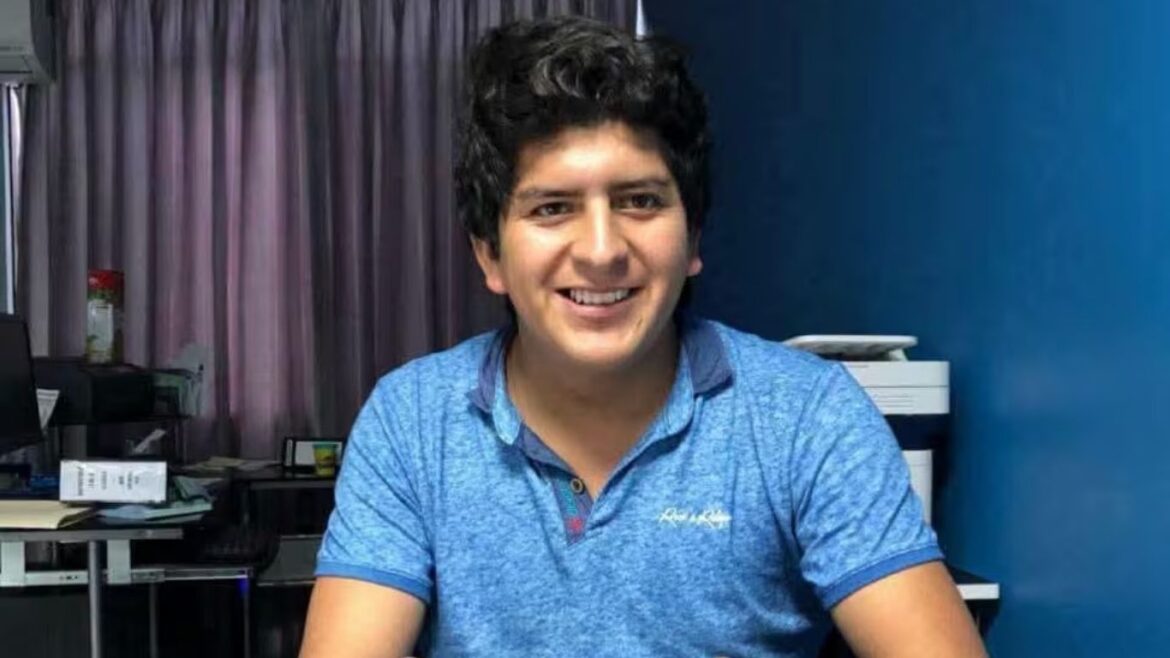 Jenss Lara Tantaquilla, empresario secuestrado en Trujillo. Foto: difusión