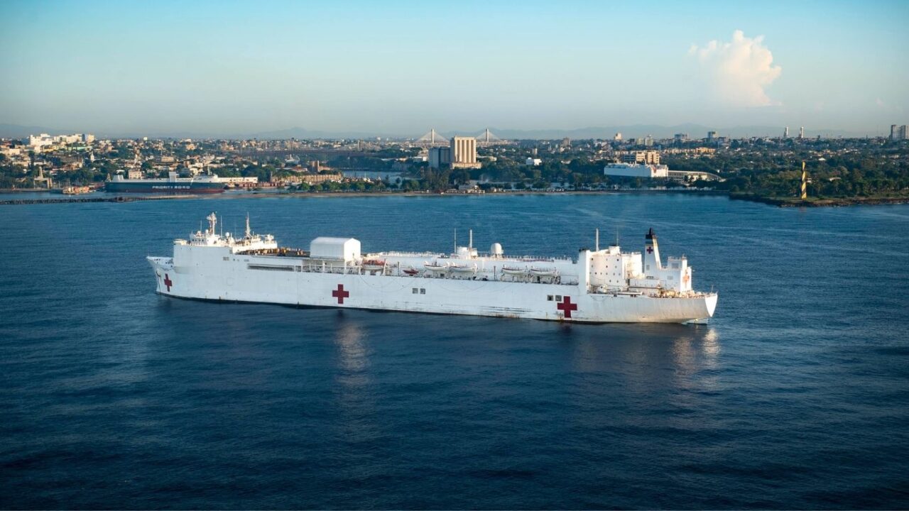 USNS Comfort. Foto: Armada de los Estados Unidos