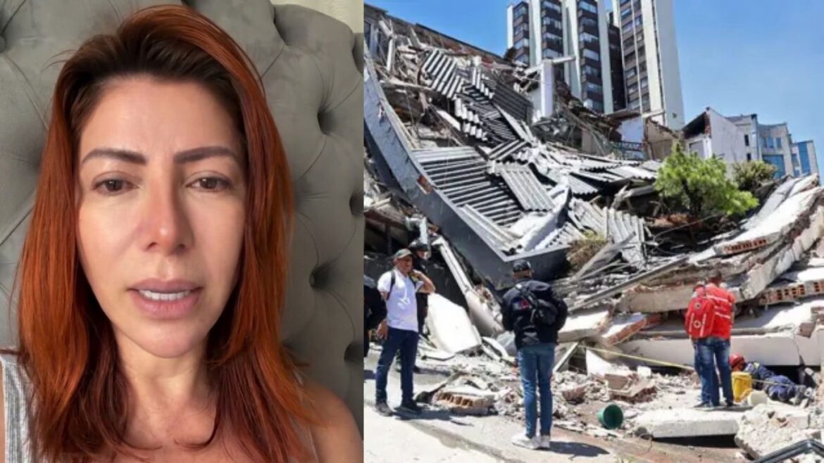 Milena Zárate aparece visiblemente afectada tras conocer el terremoto ocurrido en Colombia.