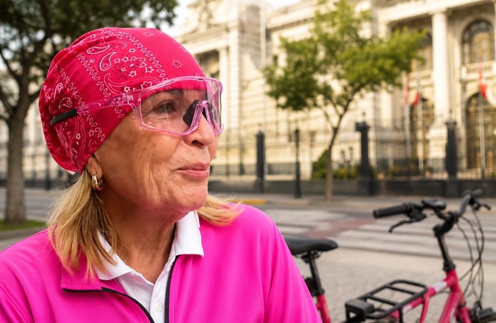 diputada bicicleta