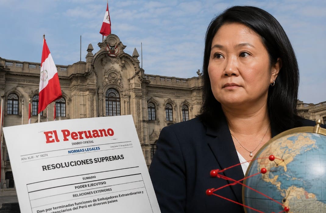¿Qué cambios en el cuerpo diplomático ha realizado Keiko Fujimori? Estas son las resoluciones con las que dispuso el cese de un grupo de embajadores.