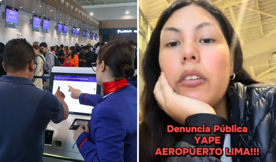 Influencer Crys Uchuya denunció presunto robo en el Aeropuerto Jorge Chávez. Foto: composición Caretas/Andina