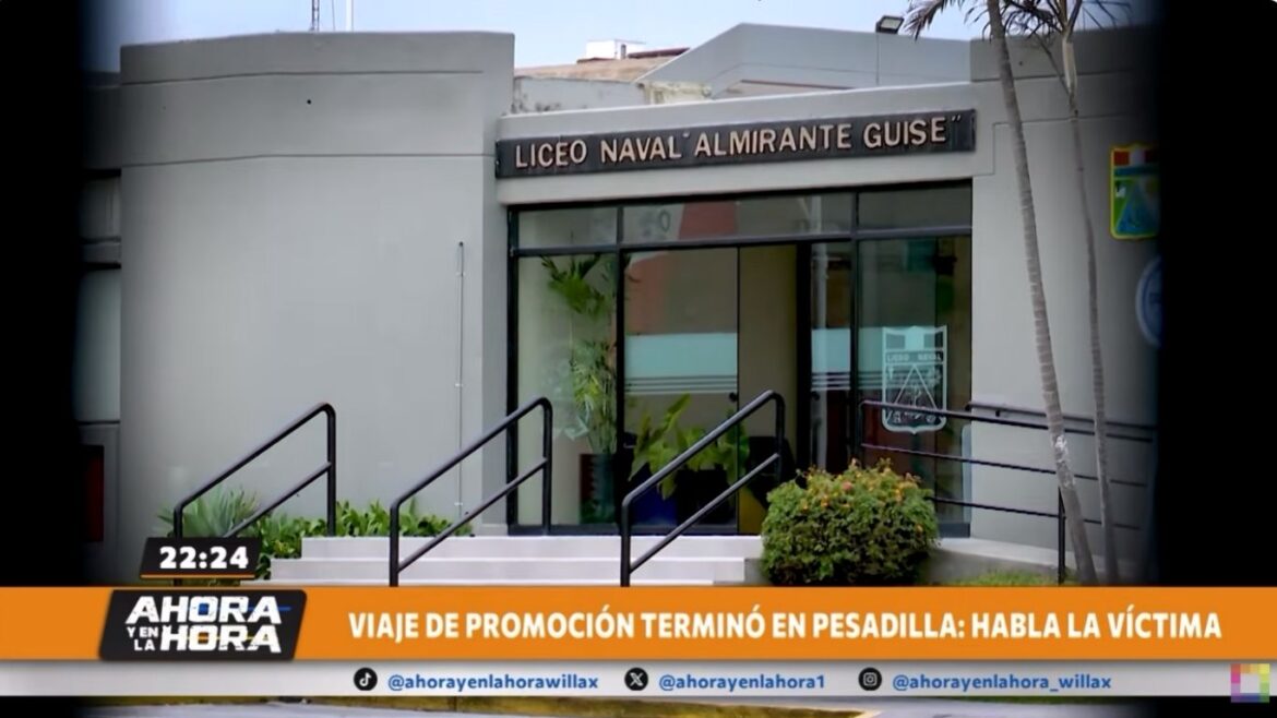 Nueva denuncia sobre agresión sexual en el colegio Liceo Naval. Foto: captura Willax TV
