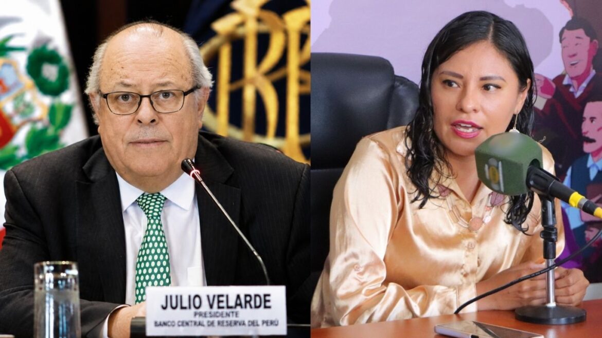 Diputada de JPP confunde funciones del presidente del BCR, Julio Velarde